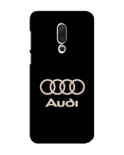 Чехол для Meizu 16 Plus с картинкой «Audi — золотой логотип»