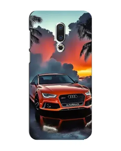 Чехол для Meizu 16 Plus с картинкой «Audi — закат»