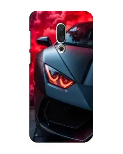 Чехол для Meizu 16 Plus с картинкой «Lamborghini красное сияние»