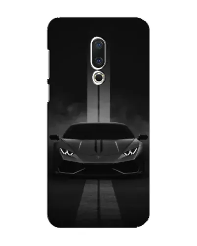 Чехол для Meizu 16 Plus с картинкой «Lamborghini симметрия дорог»
