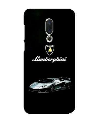 Чехол для Meizu 16 Plus с картинкой «Логотип Lamborghini классика»