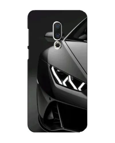 Чехол для Meizu 16 Plus с картинкой «Lamborghini фары детализация»