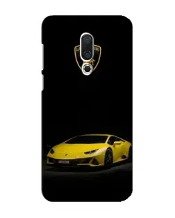 Чехол для Meizu 16 Plus с картинкой «Lamborghini желтый акцент»