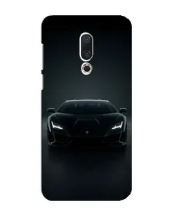 Чехол для Meizu 16 Plus с картинкой «Черный Lamborghini Aventador»