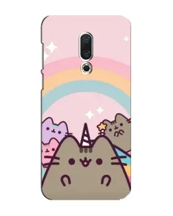 Чехол для Meizu 16 Plus с картинкой «Единорог Pusheen» Чехол для Meizu 16 Plus с картинкой «Единорог Pusheen»