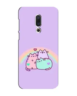 Чехол для Meizu 16 Plus с картинкой «Радужные Пушины» Чехол для Meizu 16 Plus с картинкой «Радужные Пушины»