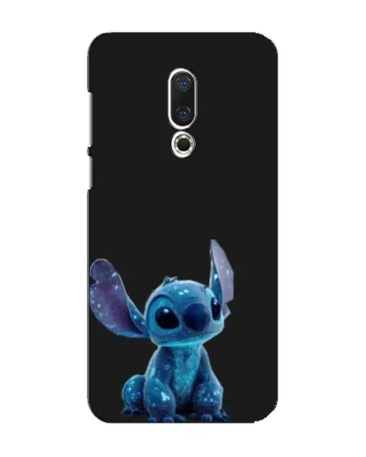 Чехол для Meizu 16 Plus с картинкой «Стич на черном»