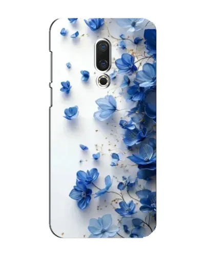 Чехол для Meizu 16 Plus с картинкой «Голубой цветочный каскад» Чехол для Meizu 16 Plus с картинкой «Голубой цветочный каскад»