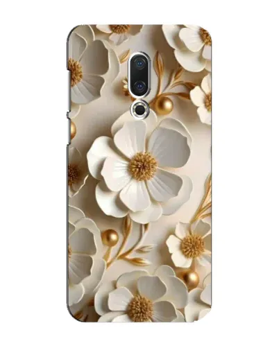 Чехол для Meizu 16 Plus с картинкой «Белие бумажние цвети» Чехол для Meizu 16 Plus с картинкой «Белие бумажние цвети»