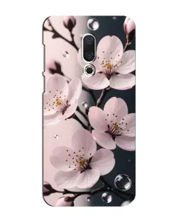 Чохол для Meizu 16 Plus з картинкою «Ніжня сакура та краплі»
