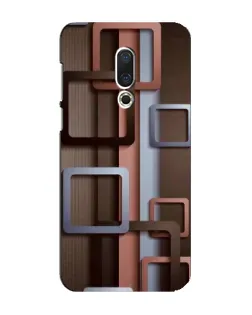 Чохол для Meizu 16 Plus з картинкою «Коричневі об'ємні квадрати» Чохол для Meizu 16 Plus з картинкою «Коричневі об'ємні квадрати»