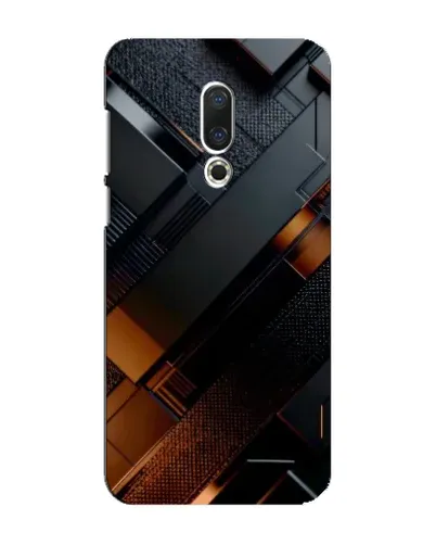 Чохол для Meizu 16 Plus з картинкою «Чорні геометричні блоки» Чохол для Meizu 16 Plus з картинкою «Чорні геометричні блоки»