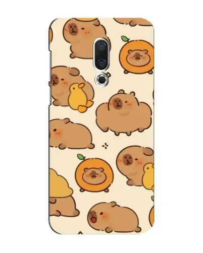 Чехол для Meizu 16 Plus с картинкой «Капибары с апельсинами» Чехол для Meizu 16 Plus с картинкой «Капибары с апельсинами»