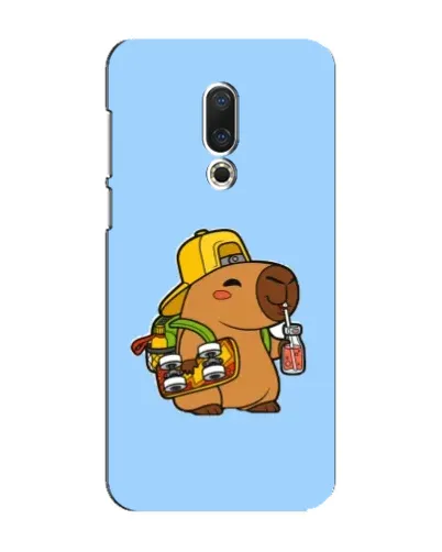 Чехол для Meizu 16 Plus с картинкой «Капибара на скейте» Чехол для Meizu 16 Plus с картинкой «Капибара на скейте»