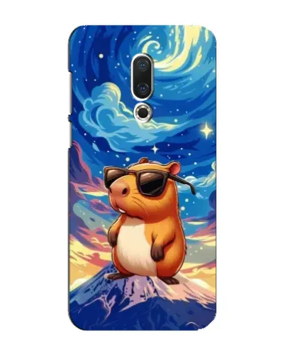 Чехол для Meizu 16 Plus с картинкой «Капибара Ван Гога» Чехол для Meizu 16 Plus с картинкой «Капибара Ван Гога»