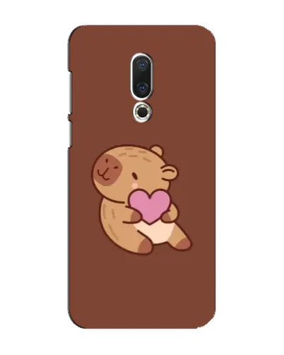 Чехол для Meizu 16 Plus с картинкой «Капибара с сердцем» Чехол для Meizu 16 Plus с картинкой «Капибара с сердцем»