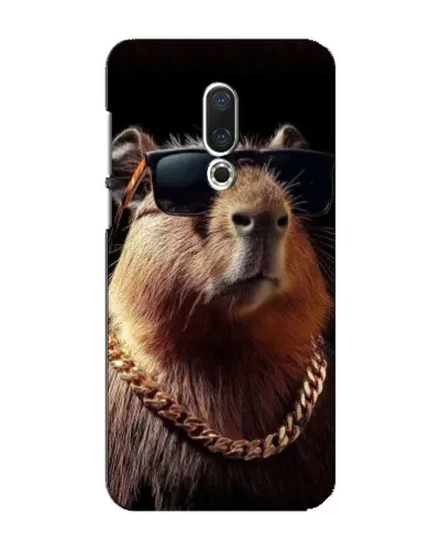 Чехол для Meizu 16 Plus с картинкой «Капибара золотая цепь» Чехол для Meizu 16 Plus с картинкой «Капибара золотая цепь»