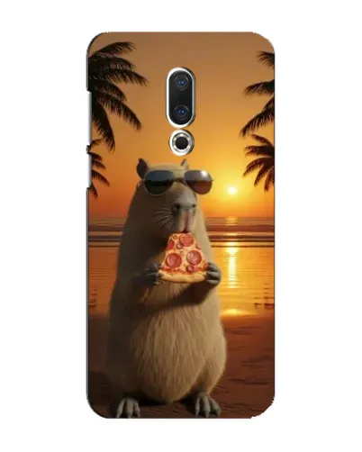 Чехол для Meizu 16 Plus с картинкой «Капибара с пиццей» Чехол для Meizu 16 Plus с картинкой «Капибара с пиццей»