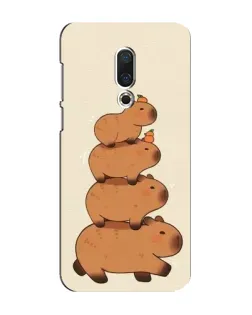 Чехол для Meizu 16 Plus с картинкой «Башня из капибар»