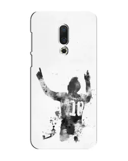 Чохол для Meizu 16 Plus з картинкою «Чорно-білий силует Мессі» Чохол для Meizu 16 Plus з картинкою «Чорно-білий силует Мессі»