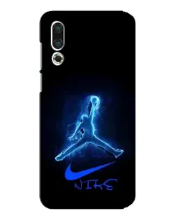 Чехол для Meizu 16s с картинкой «Jordan Neon Blue» Чехол для Meizu 16s с картинкой «Jordan Neon Blue»
