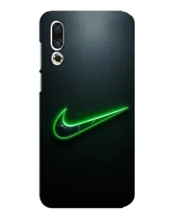 Чехол для Meizu 16s с картинкой «Неоновый контур Nike»