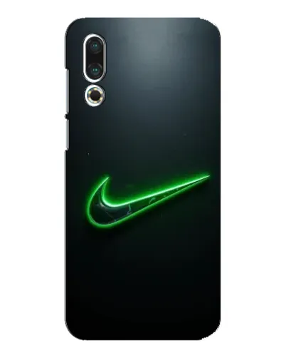 Чехол для Meizu 16s с картинкой «Неоновый контур Nike»