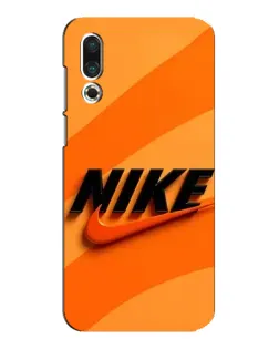 Чехол для Meizu 16s с картинкой «Оранжевый драйв Nike»