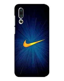 Чехол для Meizu 16s с картинкой «Синий пульс Nike» Чехол для Meizu 16s с картинкой «Синий пульс Nike»