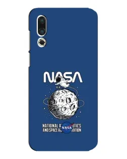 Чехол для Meizu 16s с картинкой «NASA — лунная миссия»