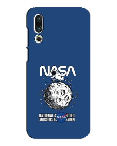 Чехол для Meizu 16s с картинкой «NASA — лунная миссия»