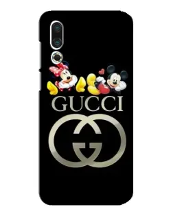 Чехол для Meizu 16s с картинкой «Gucci — герои Disney»