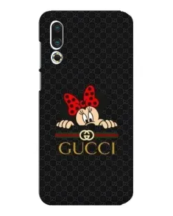 Чехол для Meizu 16s с картинкой «Минни Маус Gucci — черный»