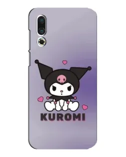 Чехол для Meizu 16s с картинкой «Kuromi — фиолетовый арт»