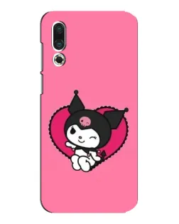 Чехол для Meizu 16s с картинкой «Kuromi — любовь в сердце»