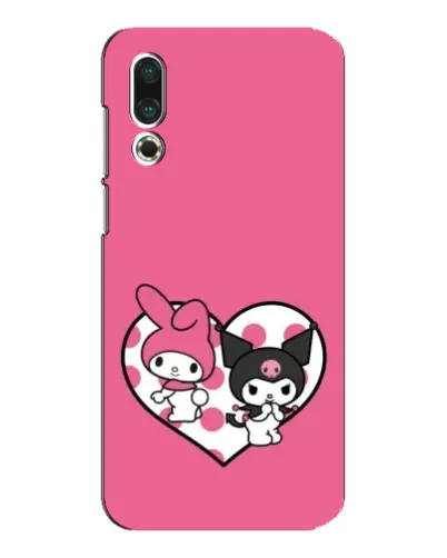 Чехол для Meizu 16s с картинкой «Kuromi и My Melody» Чехол для Meizu 16s с картинкой «Kuromi и My Melody»
