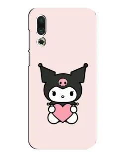 Чехол для Meizu 16s с картинкой «Kuromi и сердце»