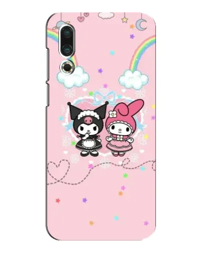 Чехол для Meizu 16s с картинкой «My Melody и Kuromi» Чехол для Meizu 16s с картинкой «My Melody и Kuromi»
