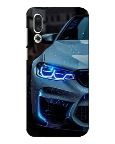 Чехол для Meizu 16s с картинкой «Взгляд BMW с синими фарами»