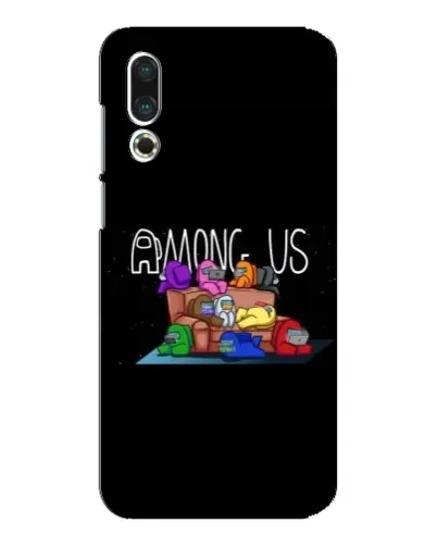 Чехол для Meizu 16s с картинкой «Логотип Among Us» Чехол для Meizu 16s с картинкой «Логотип Among Us»
