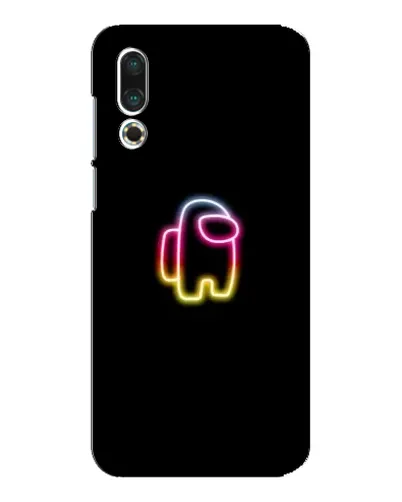 Чехол для Meizu 16s с картинкой «Among Us градиент» Чехол для Meizu 16s с картинкой «Among Us градиент»