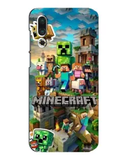 Чохол для Meizu 16s з картинкою «Замок Minecraft»