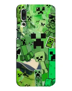 Чохол для Meizu 16s з картинкою «Кріпери Minecraft»