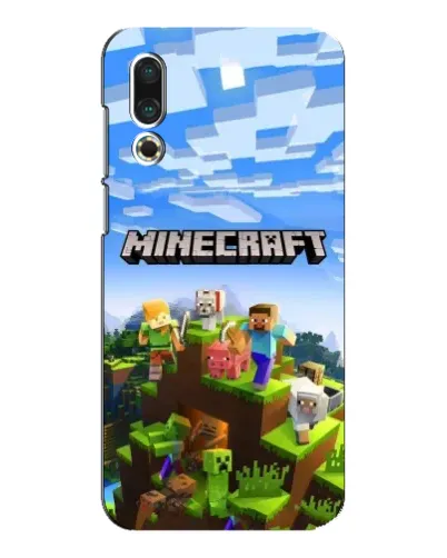 Чехол для Meizu 16s с картинкой «Minecraft классический мир» Чехол для Meizu 16s с картинкой «Minecraft классический мир»