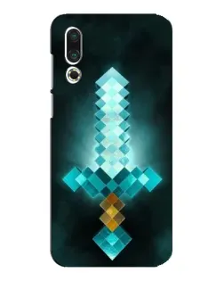 Чохол для Meizu 16s з картинкою «Алмазний меч неон»