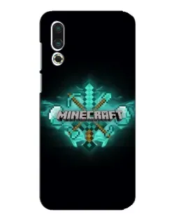 Чохол для Meizu 16s з картинкою «Minecraft Diamond лого»