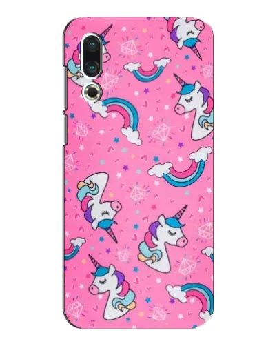 Чехол для Meizu 16s с картинкой «Unicorn паттерн розовый» Чехол для Meizu 16s с картинкой «Unicorn паттерн розовый»