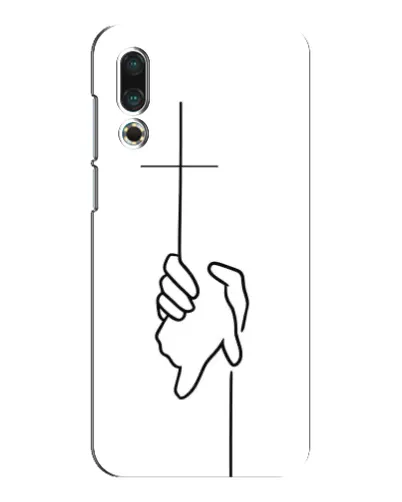 Чехол для Meizu 16s с картинкой «Рука держит»