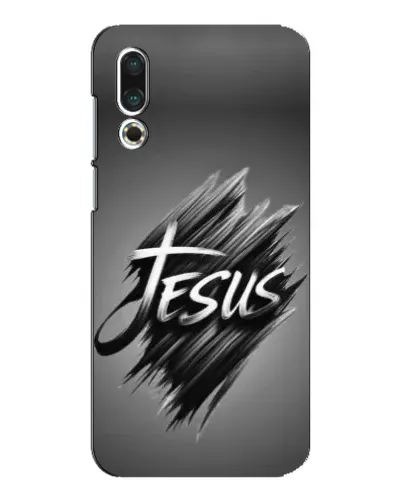 Чехол для Meizu 16s с картинкой «Надпись Jesus Graffiti»