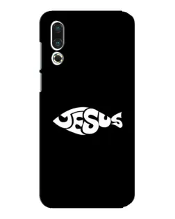 Чехол для Meizu 16s с картинкой «Рыба Jesus»